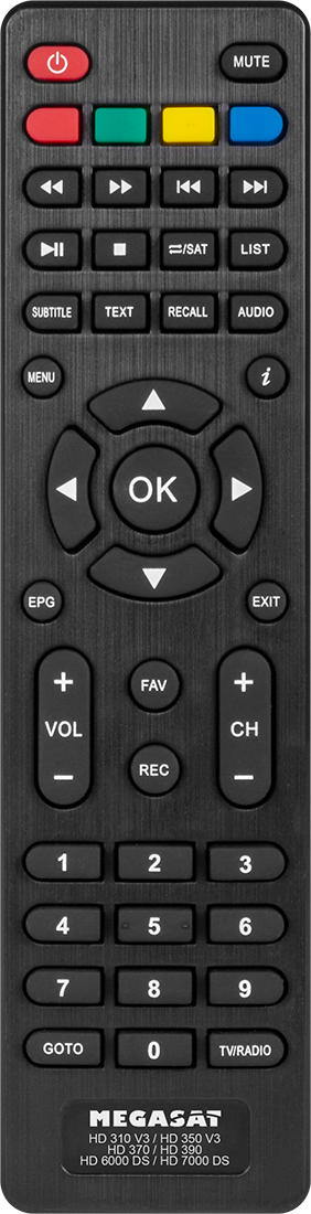 Megasat HD 350 V3 sw DVB-S2 Sat-Receiver 