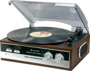 Soundmaster PL186H Retro-Plattenspieler 