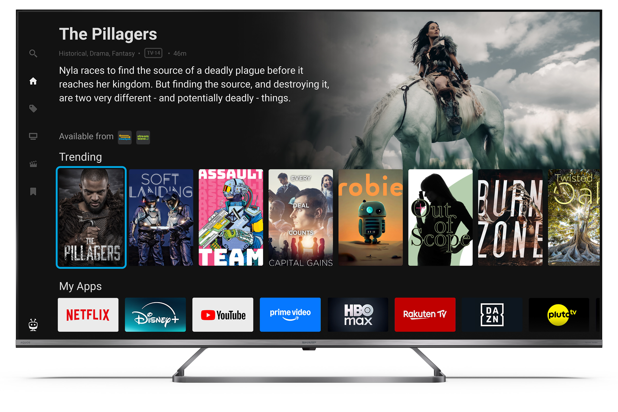 Sharp 43JM6245E QLED-TV Tivo 