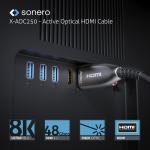 Sonero HDMI-Glasfaserkabel  X-AOC250-150 