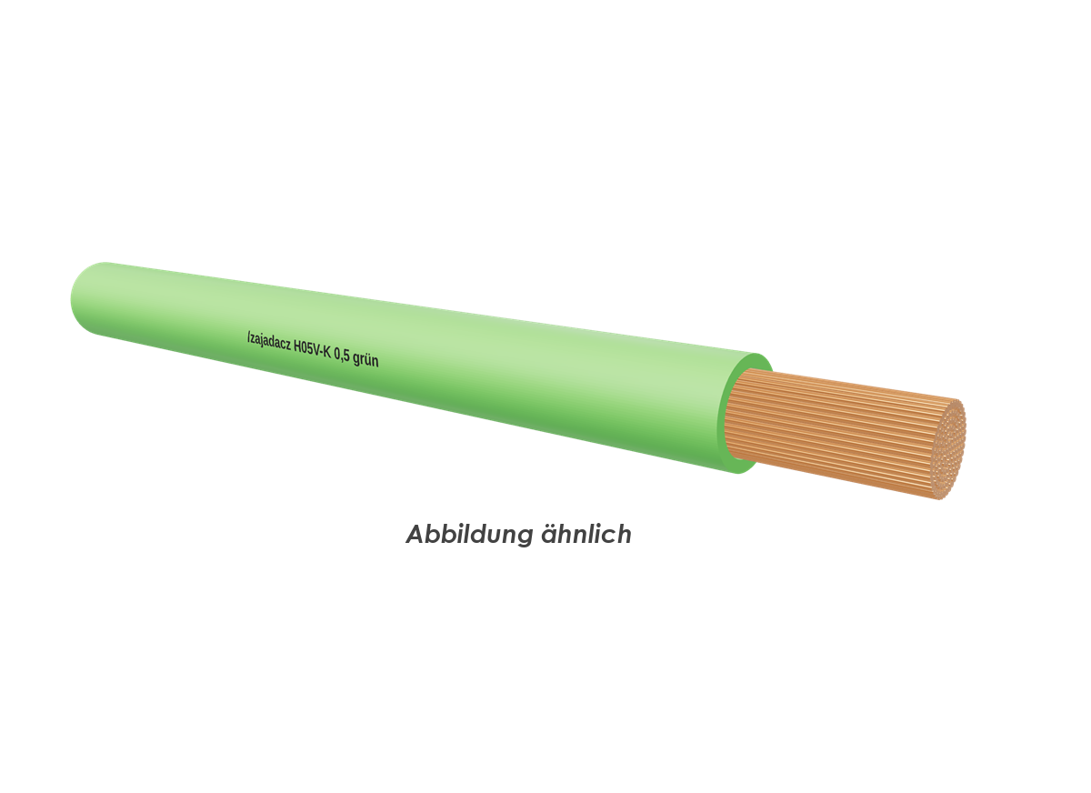 H05V-K 0,5 grün Eca            Ring 100m 