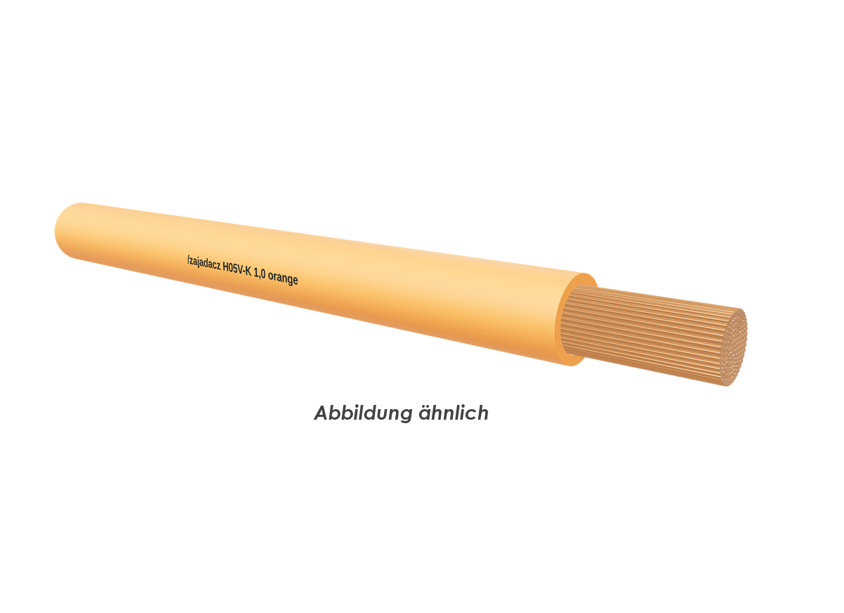 H05V-K 1,0 orange Eca          Ring 100m 