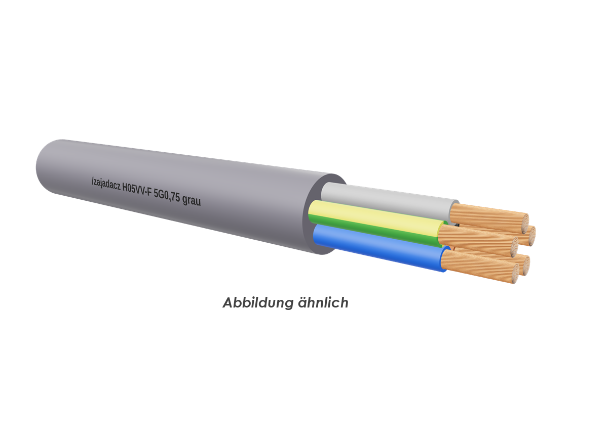 H05VV-F 5G0,75 grau Eca        Ring 100m 