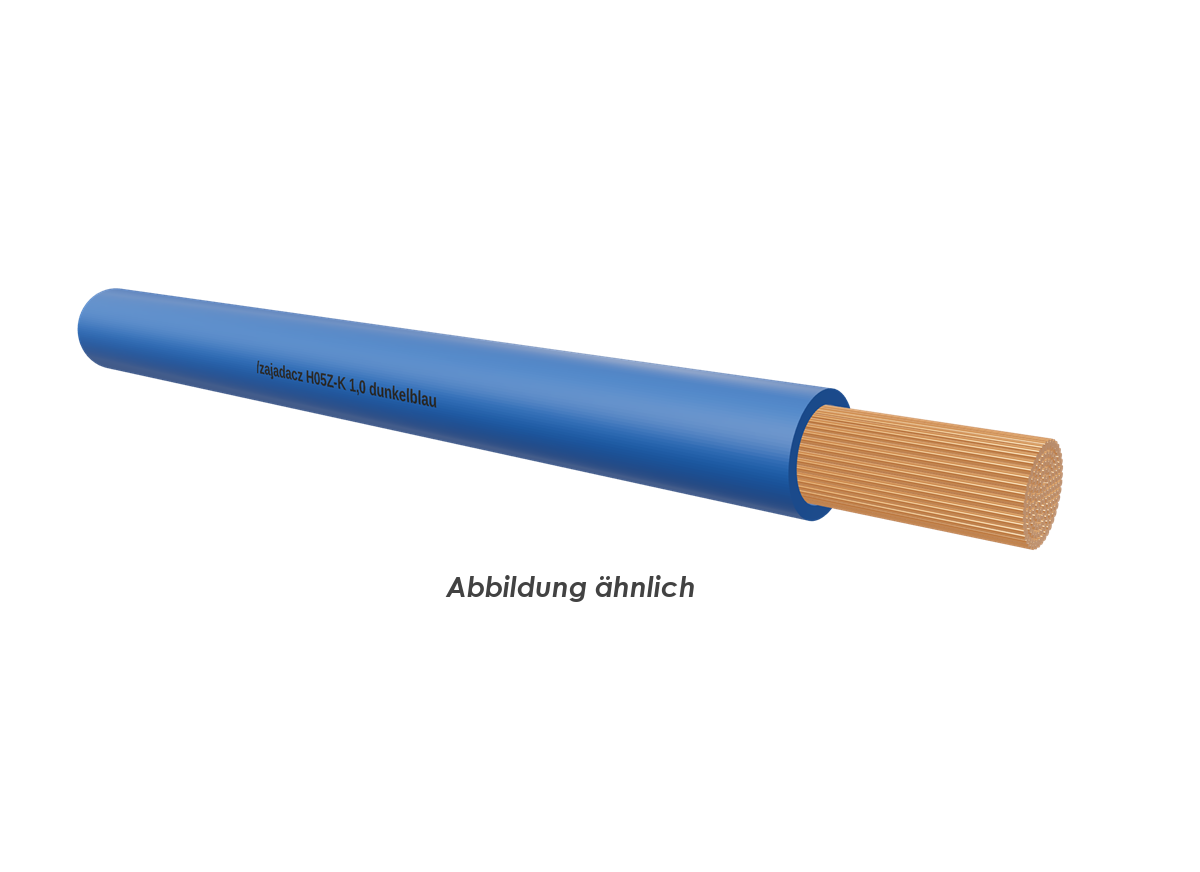 H05Z-K 1,0 dunkelblau 5010 Eca Ring 100m 