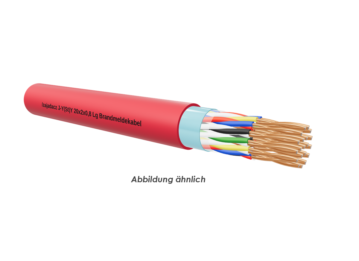 J-Y(St)Y 20x2x0,8 Lg rot Eca      TR500m 