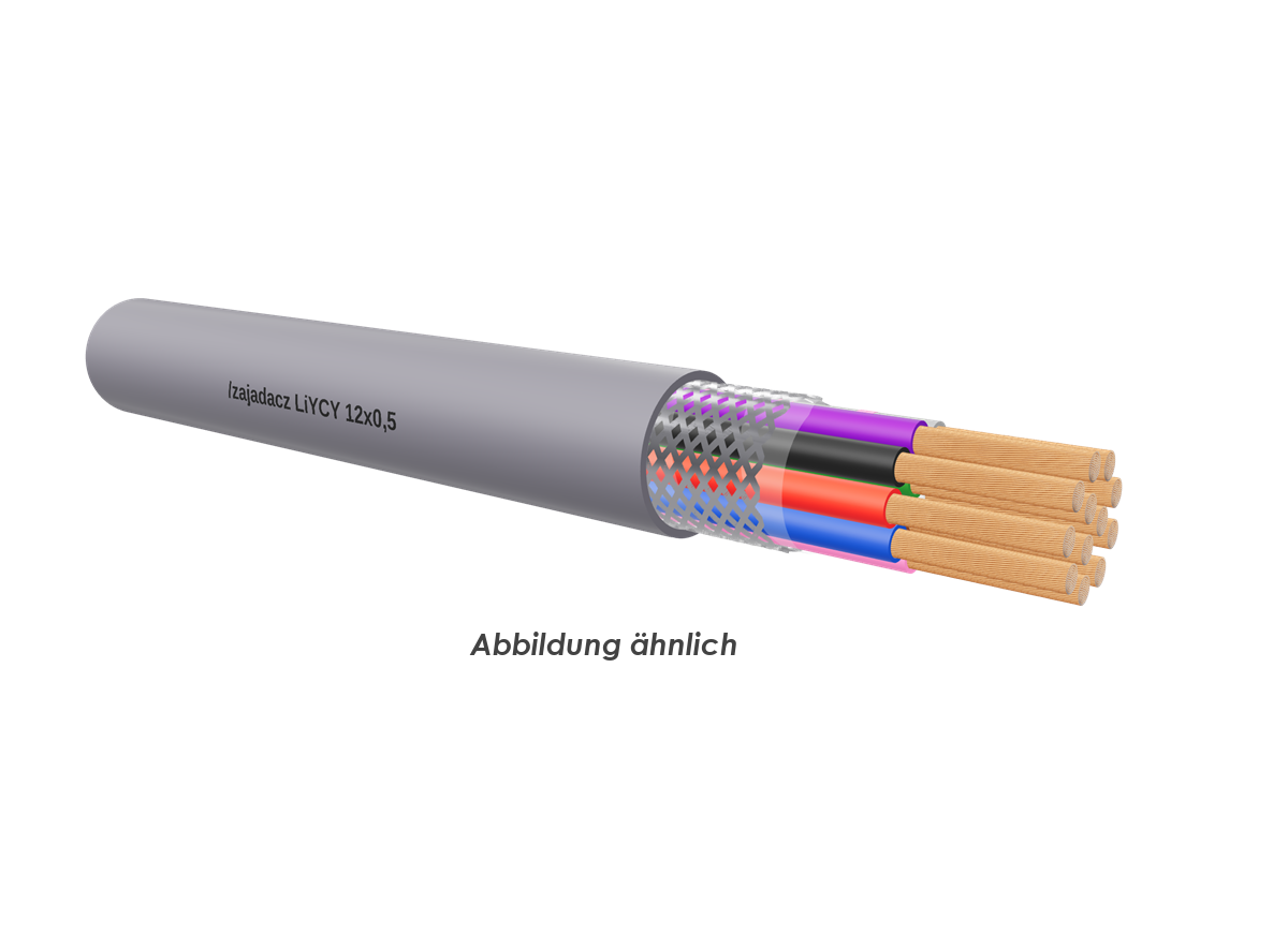 LiYCY 12x0,5 Eca grau       Trommel 500m 