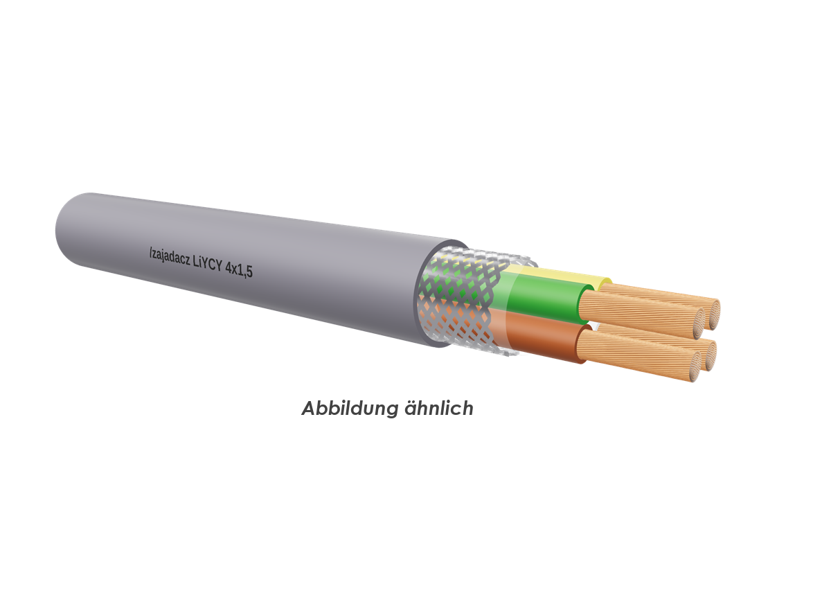 LiYCY 4x1,5 Eca grau        Trommel 500m 