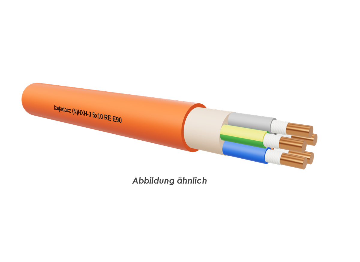 (N)HXH-J 5x10 RE E90        Trommel 500m 