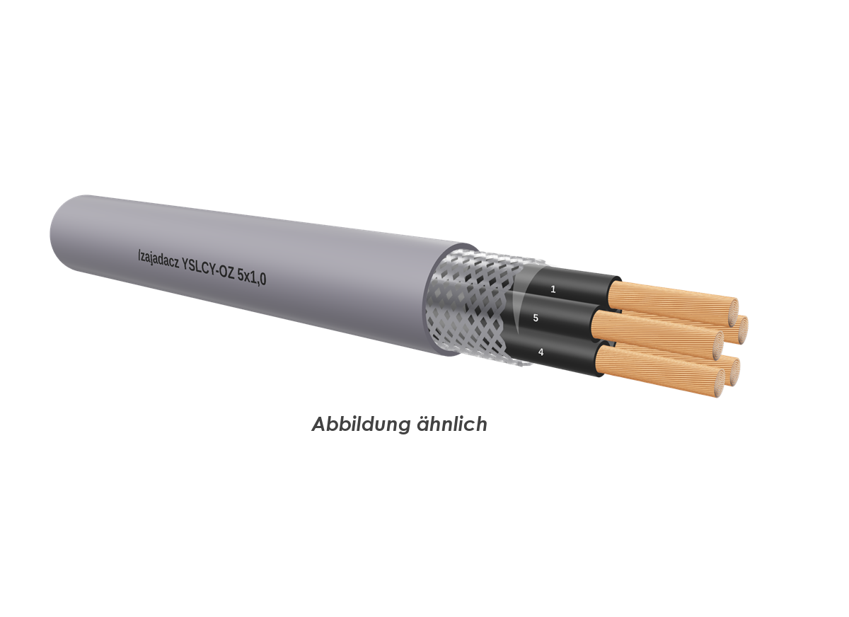 YSLCY-OZ 5x1,0 grau         Trommel 500m 