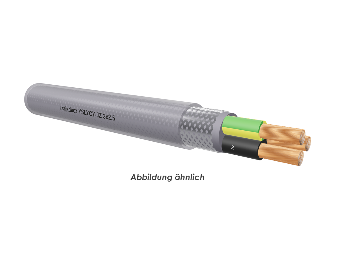 YSLYCY-JZ 3x2,5 transparent Trommel 500m 