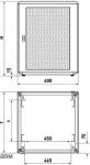 KNUE 19Z-Kleinschrank 15HE  02.110.020.1 