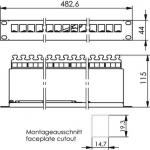 TG 19" Modulträger 1 HE      J02023A0033 