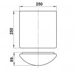 Albert G 396, Glas opal         90210396 