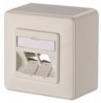 RED Keystone Anschlussdose 2 Port 