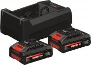 Bosch Starter Set 2x EXBA18V-40 und 