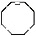 Rademacher 4041-6 Achtkantstahlwelle 6m 