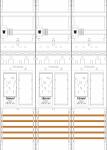 f-tronic Zählerfeld 3feldrig ER36-16-HSP 