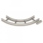 Flachbogen 90  halogenfrei grau 85x300 R 