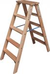 Krause Holz-Stufen-Doppelleiter 2x5 