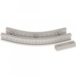 Flachbogen 45° halogenfrei grau 85x200 R 