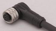 IFM Kabeldose abgewinkelt M12 8-  E12168 