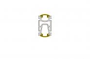 SCHUC Abdeckleiste 1m TRSA 1      TRSA 1 