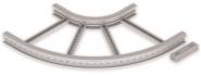 Unex Flachbogen 90  lichtgrau   67606-04 