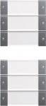 GIRA 213628 Wippenset 6fach (3+3) BSF 