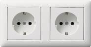 GIRA 479304 SCHUKO-Steckdose 2f verdr.+ 