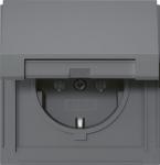 GIRA 445467 SCHUKO-Steckdose Klappdeckel 
