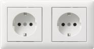 GIRA 479303 SCHUKO-Steckdose 2f verdr.+ 