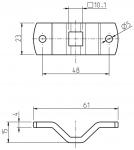 Rademacher 4010-03 Antriebslager 23mm 