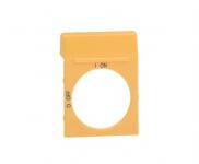 ABB OPY2 Blanco-Schild gelb f. OH2_ OPY2 