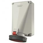 Mennekes 125A5P 6H400V Wanddose IP67 143 