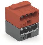 WAGO 243-211 4-Leiter-Buchsenklemme,PUSH 