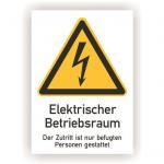 Cimco Warnschild Kunststoff Blitz 182724 