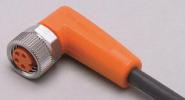 IFM Kabeldose abgewinkelt M8 4p   EVC155 