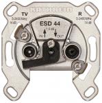 KATH Antennendose Durchgang 2fach ESD 44 