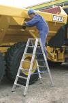 Krause Stufen-Doppelleiter Alu 2x8 