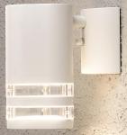 KONS Wandleuchte Alu weiss IP44 7515-250 