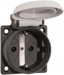 ABL Einbau-SCHUKO-Steckdose grau 1561060 