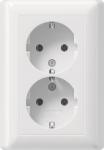 GIRA 078803 SCHUKO-Doppelsteckdose Voll- 