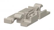 OBO 2370 60 Oberteilklammer 60mm PVC 