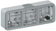 Legrand 069680 Gehäuse 3-fach waagerecht 