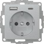 GIRA 245926 SCHUKO-Steckdose Shutter 