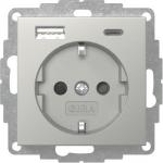 GIRA 2459600 SCHUKO-Steckdose Shutter 