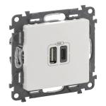 Legrand 753106 USB-A+C 2-fach Lade- 