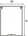 Hellermann HTWD-PN-100x60-PVC-GY 