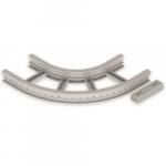 Flachbogen 90  halogenfrei grau 85x300 R 