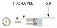 Televes Koaxkabel ws 100m   SK6Fplus/100 
